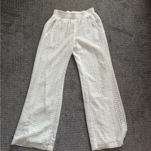 Abbeline White Wide Leg Pants